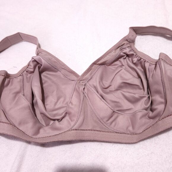 Glamorise Bra Size 42DD Light Purple Color Wireless Adjustable Straps - Picture 9 of 10